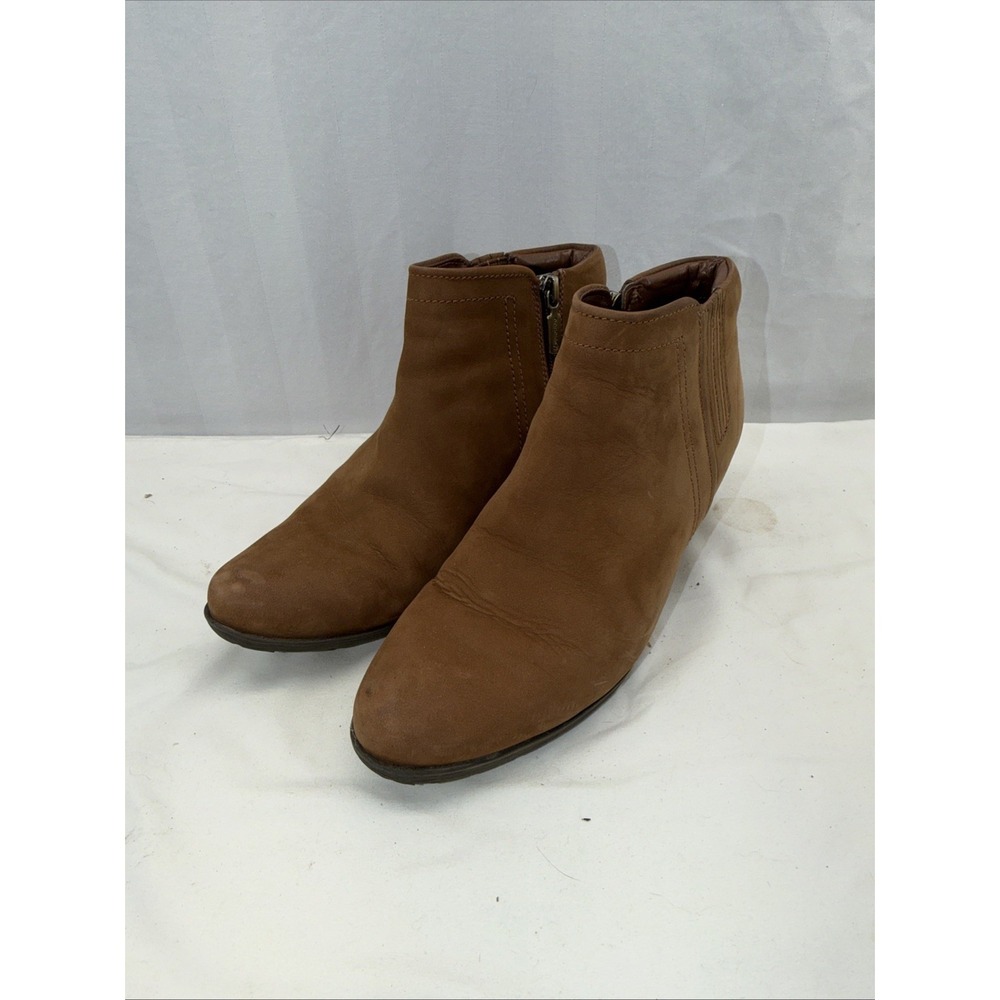 Blondo Valli 2.0 Women's Waterproof Suede Leather Ankle Booties Taupe US 9